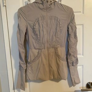 Women’s Grey Lululemon Zip Up Sweater